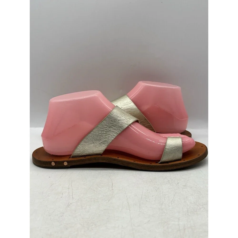 Beek Finch Toe Ring Sandals Handmade Leather Women’s Size 8 Anthropologie